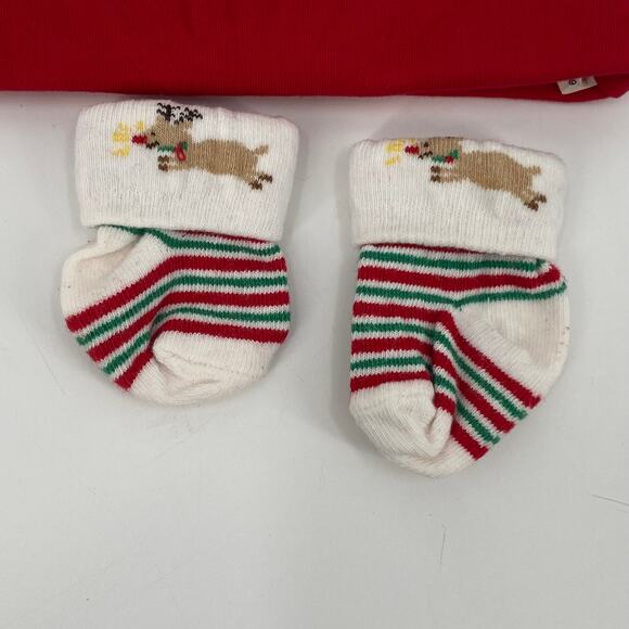 Baby Gap Reversible Holiday hat and socks - Picture 2 of 5